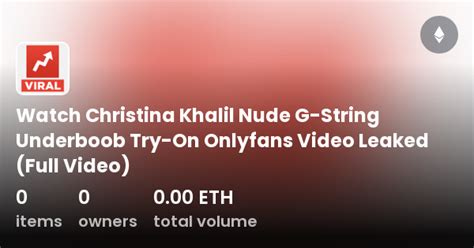 christina moussa nude|Christina Khalil Full Nude PPV Video Leaked